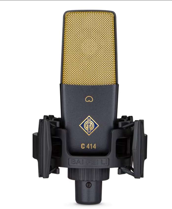 PROAR XLR Podcast Microphone Professional Cardioid Studio Condenser Microphone 25mm Large Diaphragm Computer PC Gaming Mic Kit with Upgrade Pop Filter for Vocal Recording,Streaming,YouTube C414