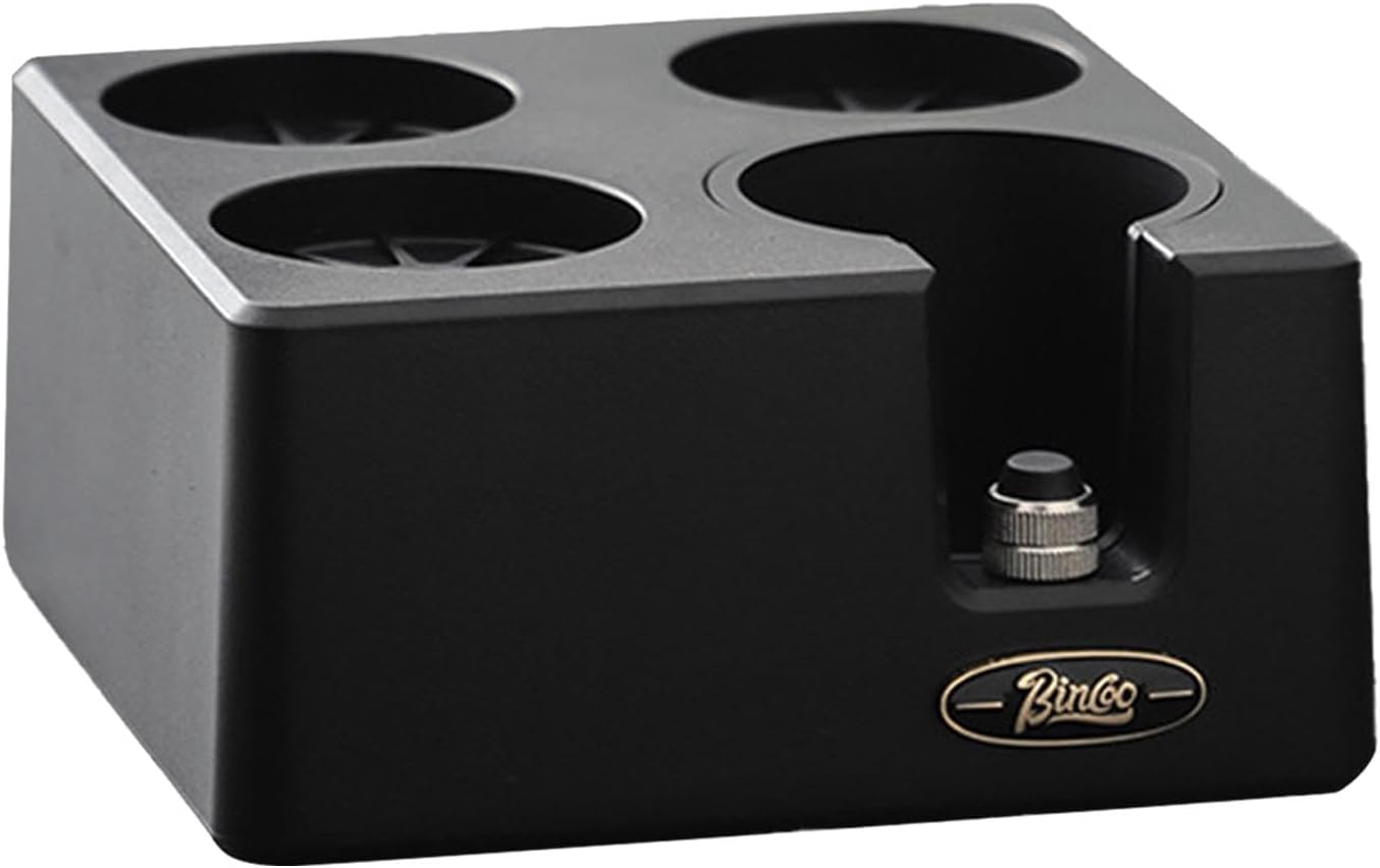 Tamper Mat Stand Stable Coffee Tamper Holder for Commercial Use Cafe Baristas Balck, 159x159x78mm