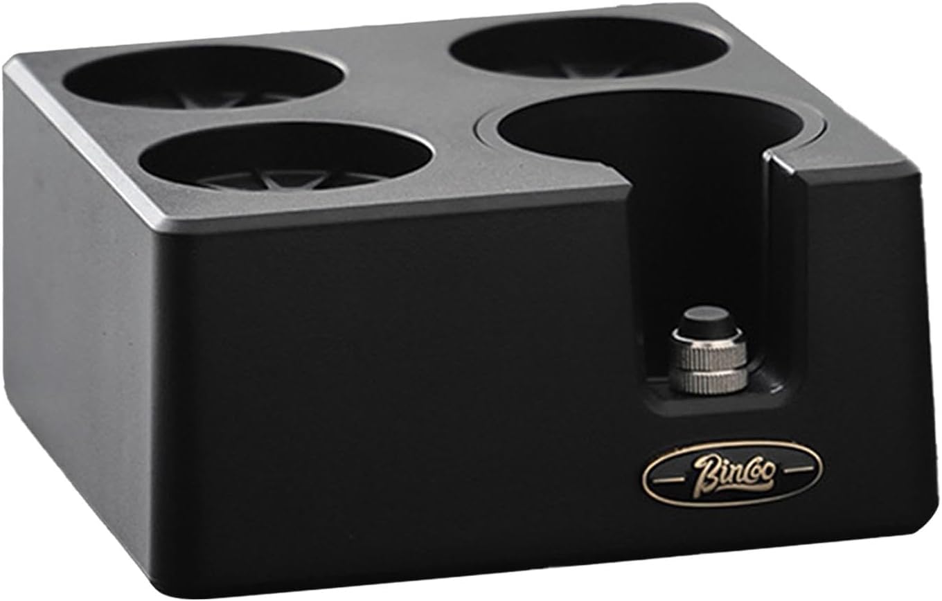 Tamper Mat Stand Stable Coffee Tamper Holder for Commercial Use Cafe Baristas Balck, 159x159x78mm