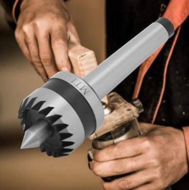 Wood Lathe Drive Center Turning Spur MT1 with Spring Loaded Points or Wood Turning Tools in Accessories