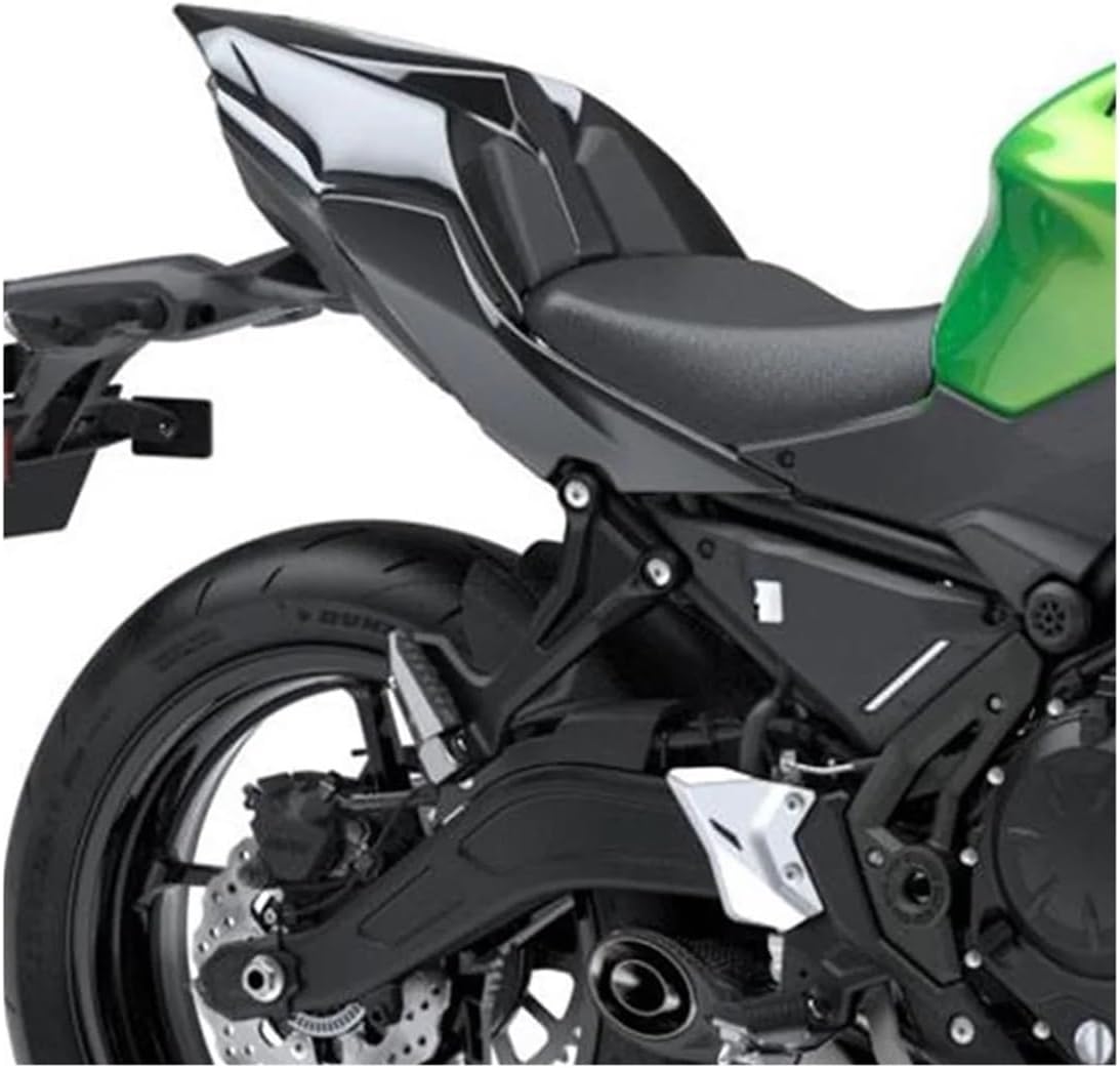 Compatible With 650R Z650 Z 650 2017-2023 2022 Motorcycle Shock Absorption Rear Passenger Pillion Seat Cover Fairing Cowl(Carbon fiber)