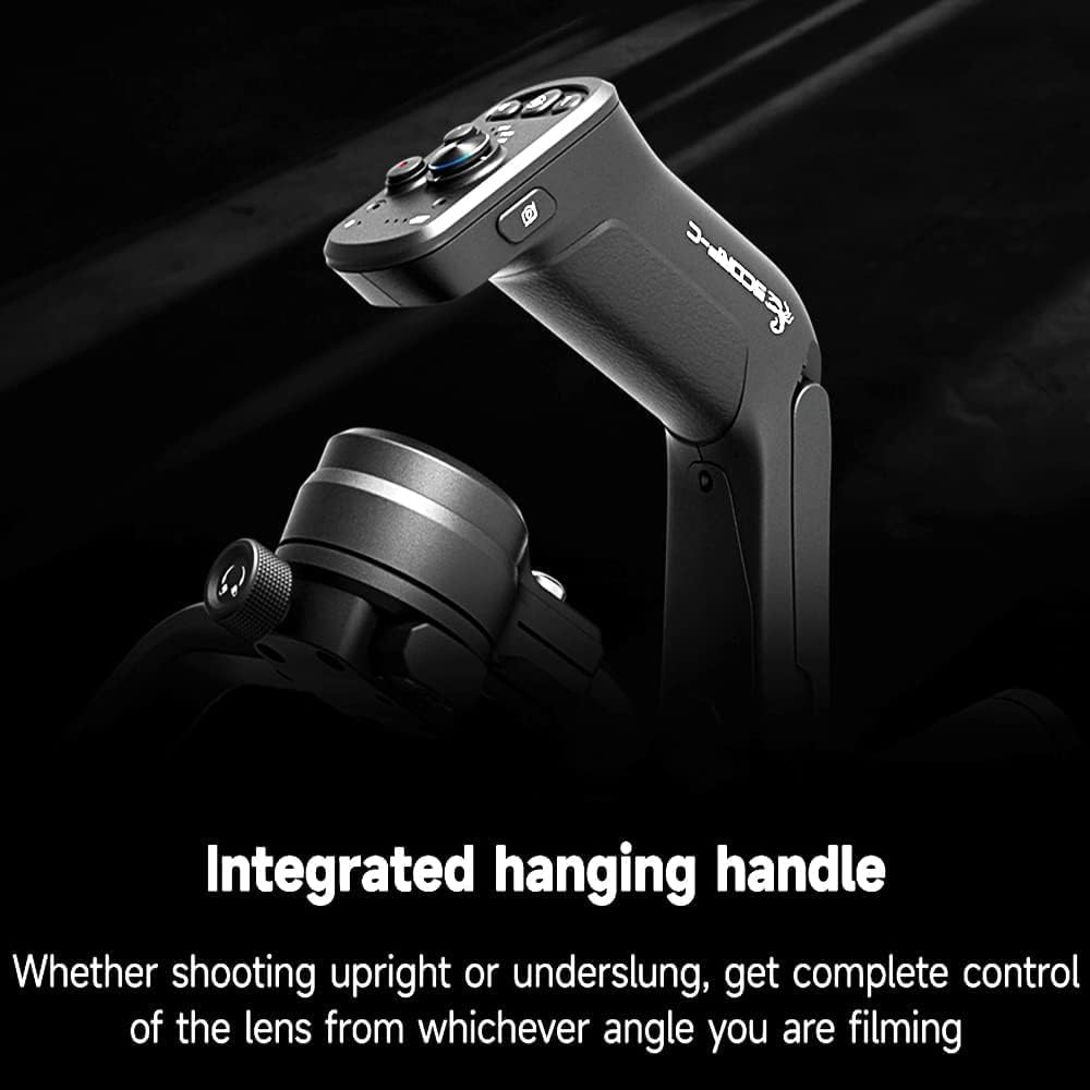 FeiyuTech Official SCORP-C Camera Gimbal,3-Axis Handheld Gimbal Stabilizer for DSLR and Mirrorless Camera,5.5lbs Payload,Lightweight,Compatible with Sony,Canon,Panasonic,Lumix,Nikon,Fujifilm