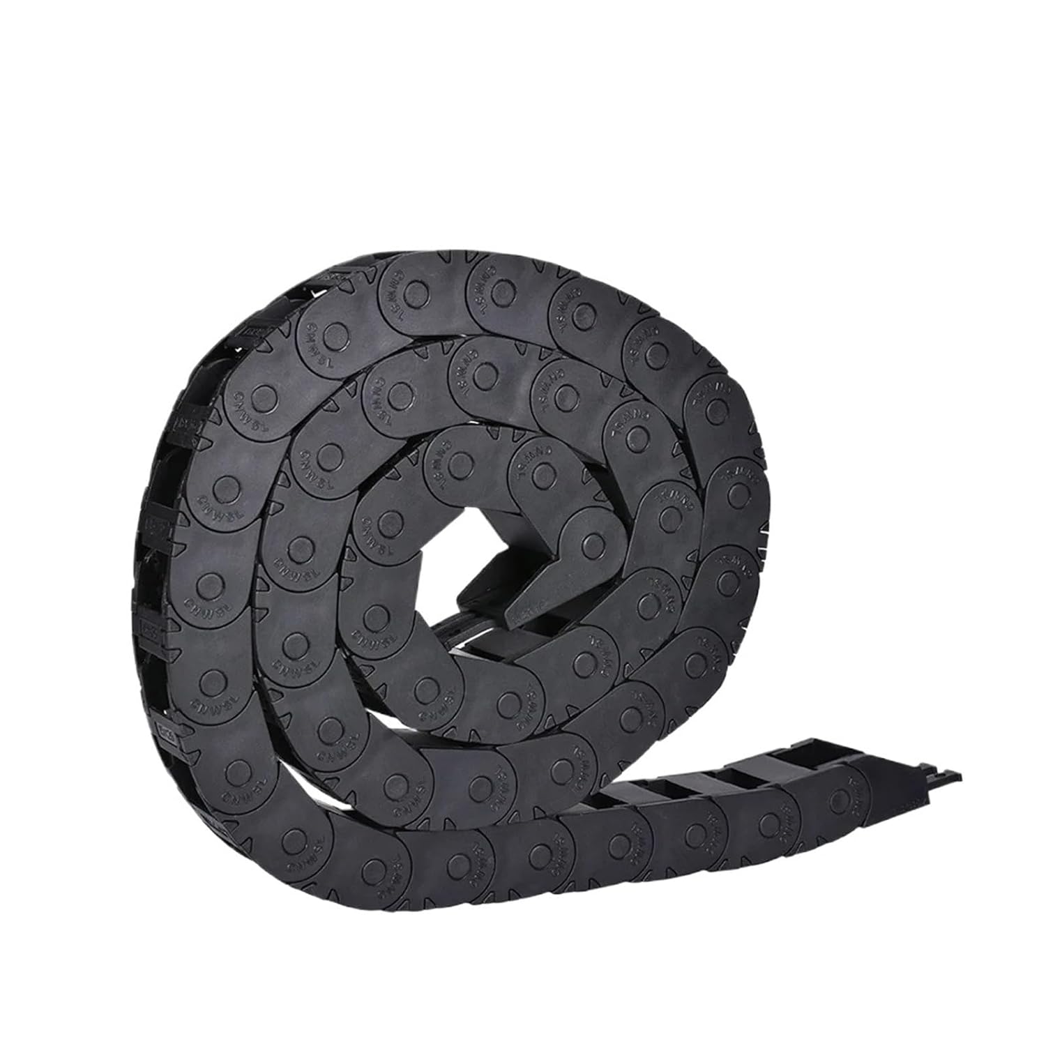 EJPPDHCO Open Drag Chain bridge type 7x7 10x10 10x15 10x20 15x20 18x18 L1m Cable Carrier with Ends for CNC 3D printer Voron Trident 2.4(Size:15x30 open)
