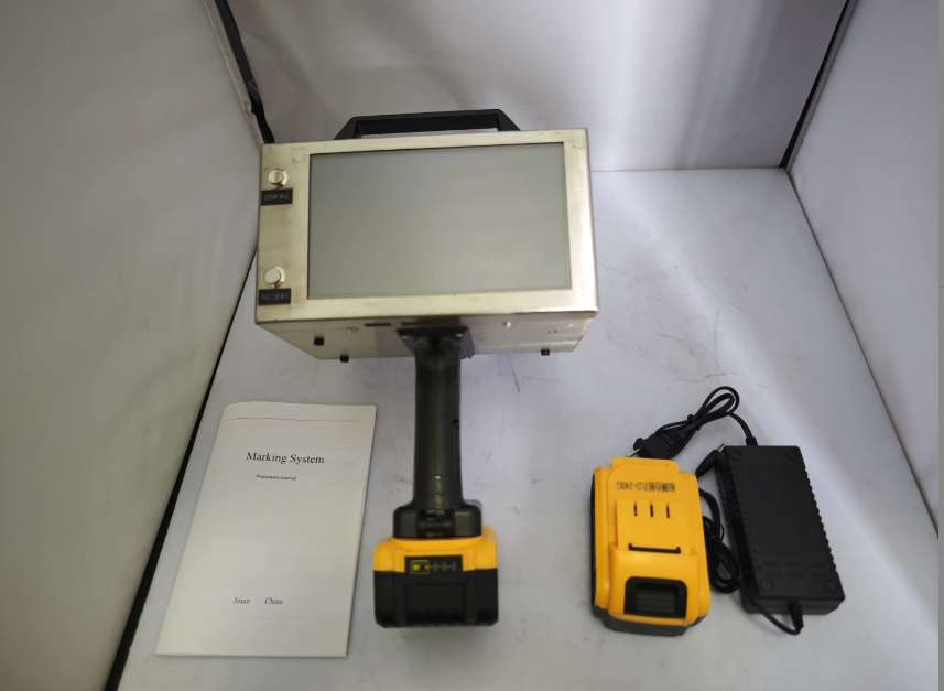 120*30mm Handheld Marking Machine With Touch Screen Dot Metal Engraving, Used for Car and Motorcycle Parts Vin Number
