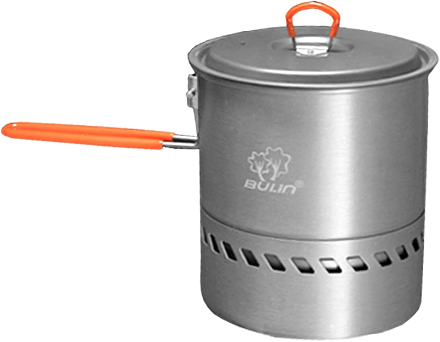 kosingna 1.5/2.1L Outdoor Camping Traveling Hiking Heat Collection Pot Cooking Tableware
