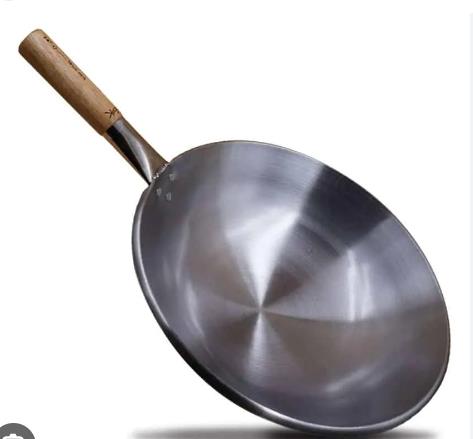 超卓锅后 WOK 13 (QUEEN) 33CM R/B HEAVY MILD STEEL Guo
