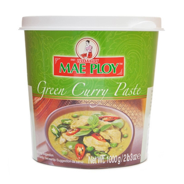 青咖喱酱 MAE PLOY 【THAI】GREEN CURRY PASTE 【1KG/瓶】【12瓶/箱】QingGLJ