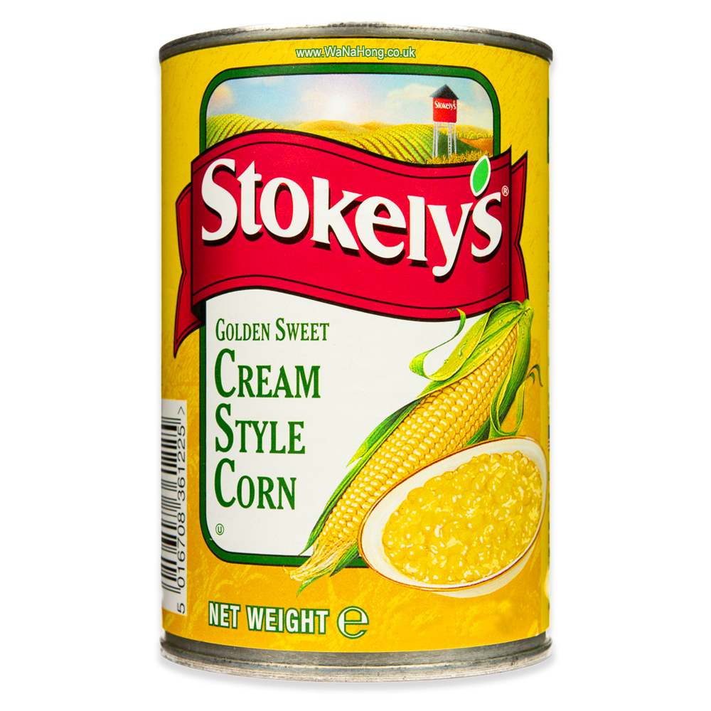 【栗米荣】STOKELY CREAMED  CORN  【404G/罐】【12罐/箱】 **SUMR