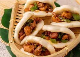 荷叶包子(刈包 / 开嘴包) SPECIAL HIRATA BUN 60g (20PCSx4PACKS) / baoz