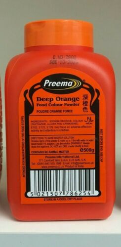 单罐橙粉 Retail 1x500g H9876  Food Colouring ( D/Orange)BBA chengf