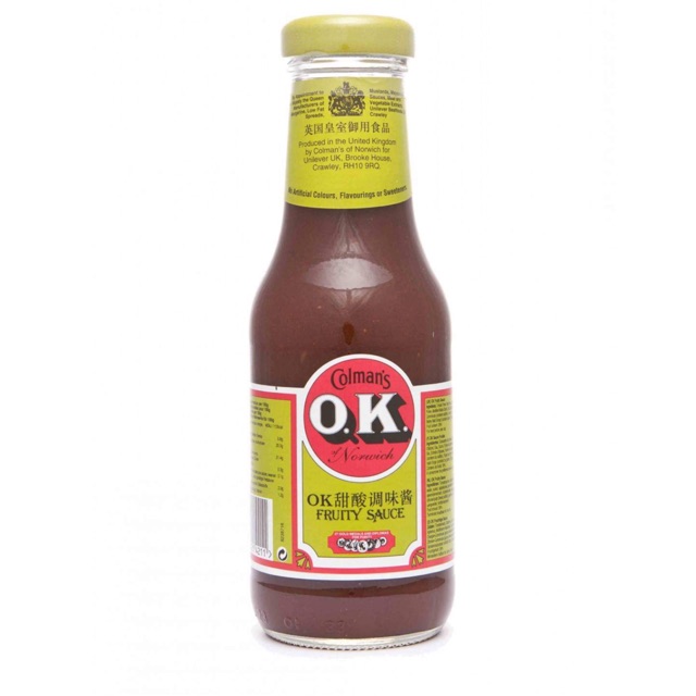 单支ok汁 Retail 1x335g ok fruity sauce