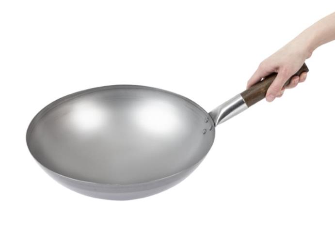 超卓锅皇 Wok 13'' (king) 33cm R/B Heavy Mild Steel  Guo
