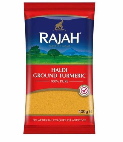 印度黄姜粉 Turmeric Powder ( Rajah) Haldi 1x400g  HuangJF