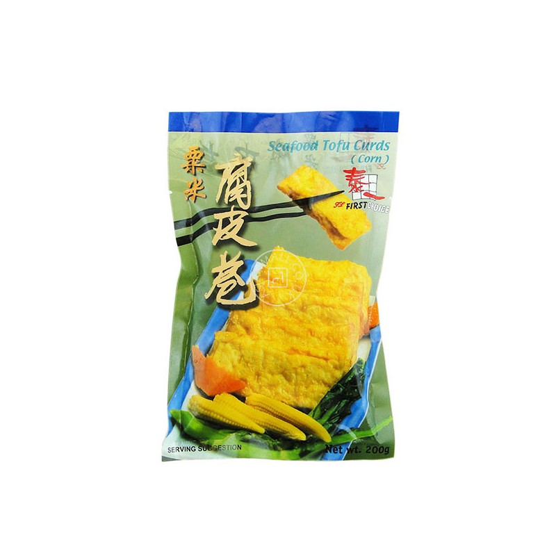 单包腐皮卷 Retail 1x200g seafood touf curd fupj