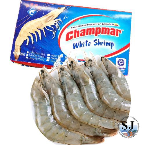 有头南美虾 CHAMPMAR ECUADOR 30/40 H/O【1KG/盒】【10盒/箱】dongx
