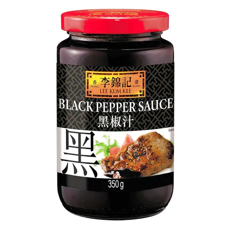 【李錦記黑椒汁】 LKK BLACK PEPPER SAUCE【350G/瓶】【12瓶/箱】HEIJZ