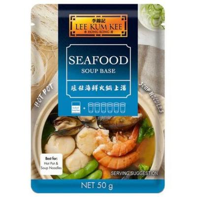 【李锦记瑶柱海鲜火锅上汤 】
LKK SOUP BASE SEAFOOD HOTPOT
50G/包【12包/盒】 HuoGL