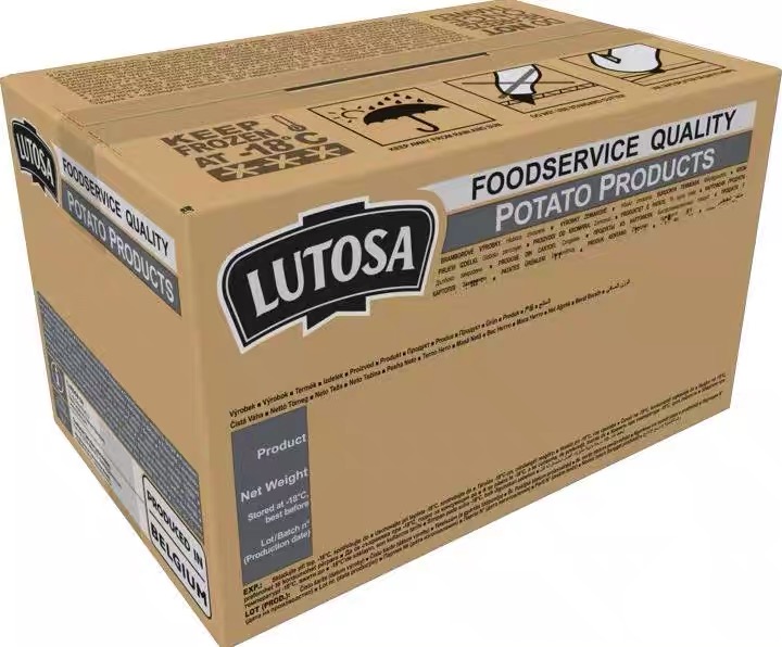 冻粗薯条 LUTOSA STICK CUT JUMBO CHIPS 18/18  4X2.5KG ShuT