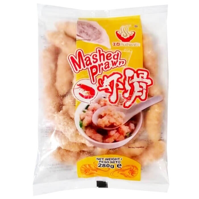 单包正點蝦滑 Retail 1x280g zd mashed prawn xiah