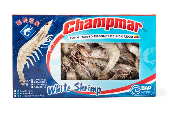 有头南美大虾  40/50 H/O ECUADOR PRAWNS 【1KG/盒】【10盒/箱】DongX