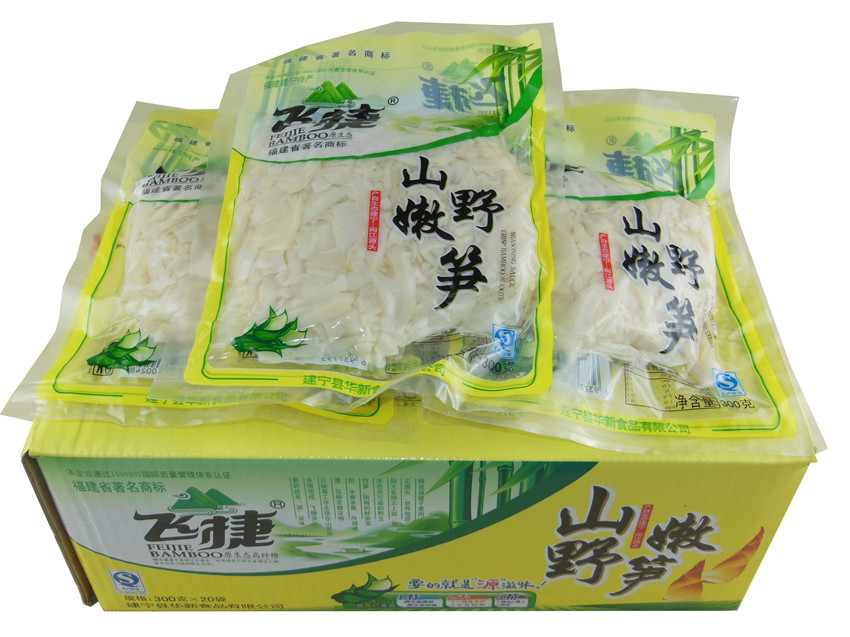【正宗福建野山明笋丝】
FUJIAN SHREDDED BANBOO SHOOTS
【300G/包】【20包/箱】mingss shuns