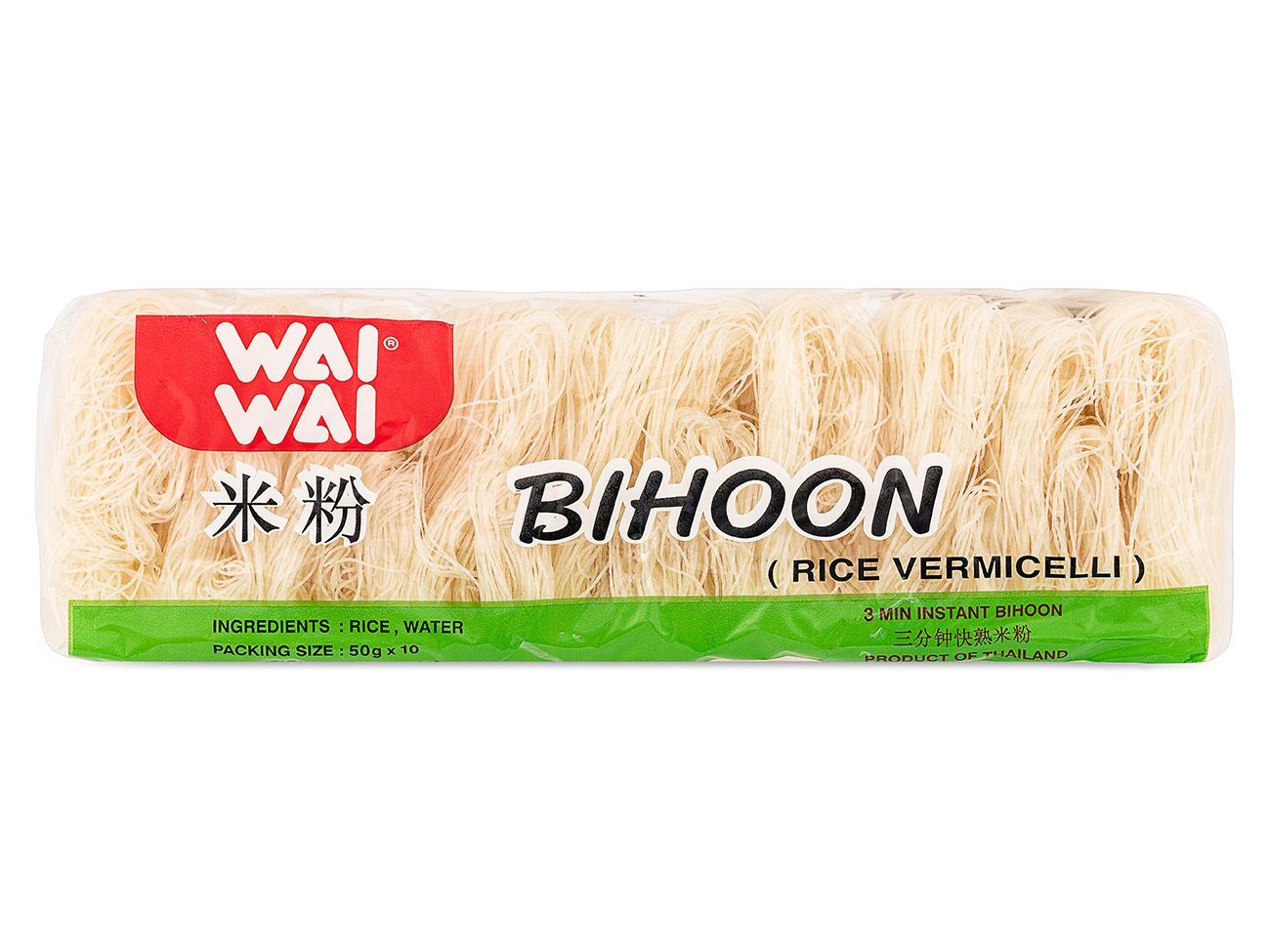 威威米粉 WAIWAI RICE VERMICELLI BIHOON 【500G/包】【40包/箱】 MiF
