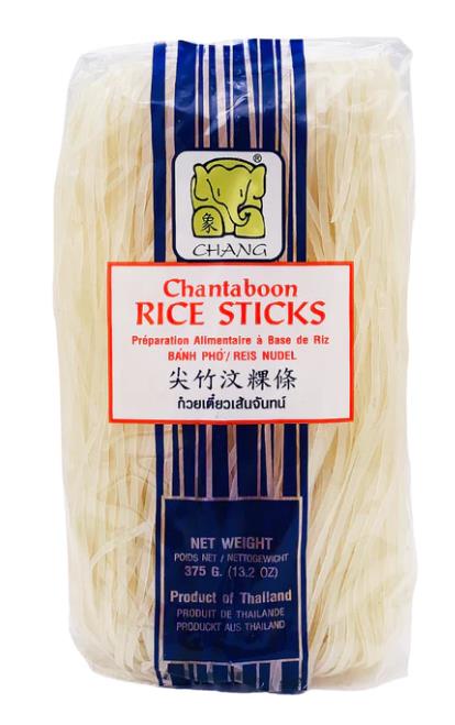 象牌泰国尖竹汶粿条 RICE STICK THAI 3MM(CHANG)(M)30X375G GanHF
