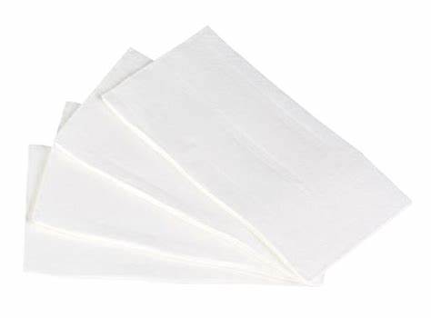 【纸巾】WHITE SERVIETTES NAPKIN【2PLY 40CM 1/8 FOLDS 125PCS】ZhiJ